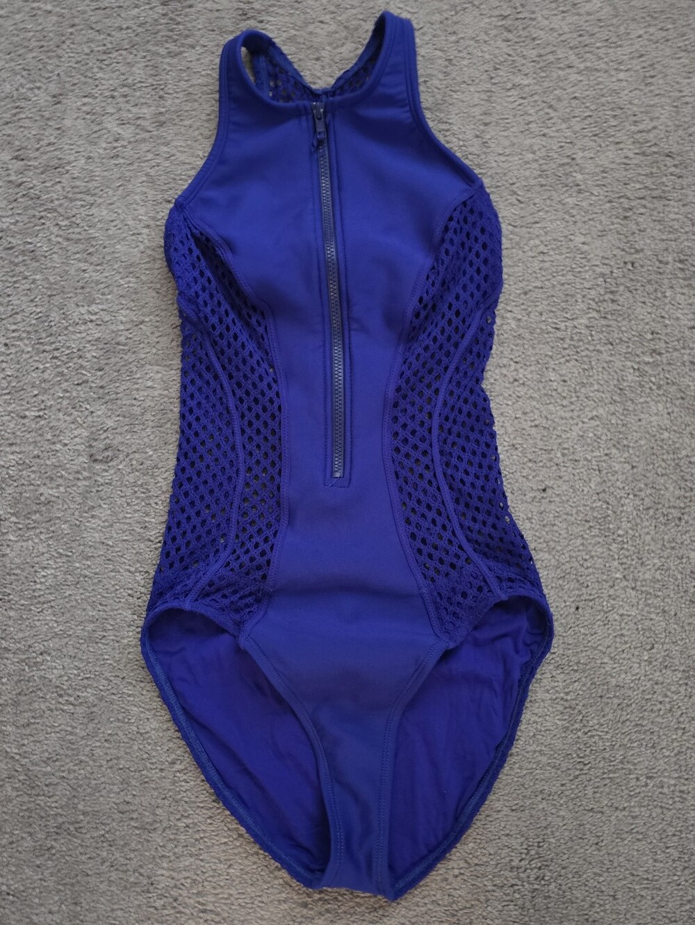 Robin Piccone Electric Blue One-Piece Swimsuit